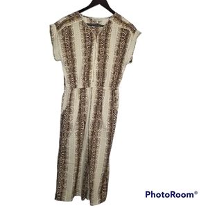 Speed Control Snake Print Romper Size Medium